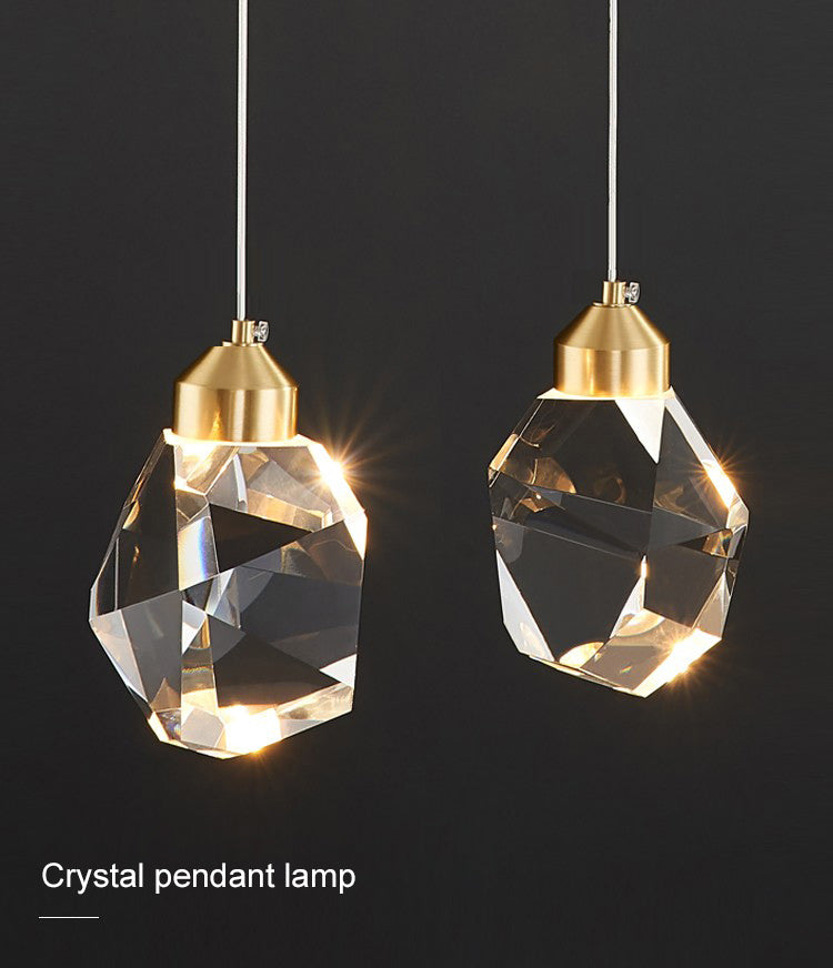 Suspension Cristal Élégante Pour Éclairage Intérieur Design Moderne