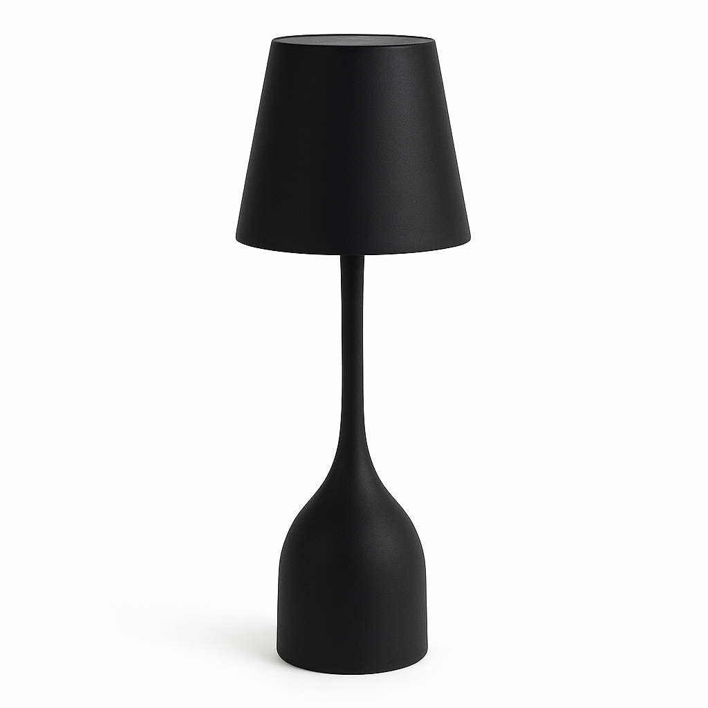 Lampe de table design MALTA noire élégante et moderne pour intérieur