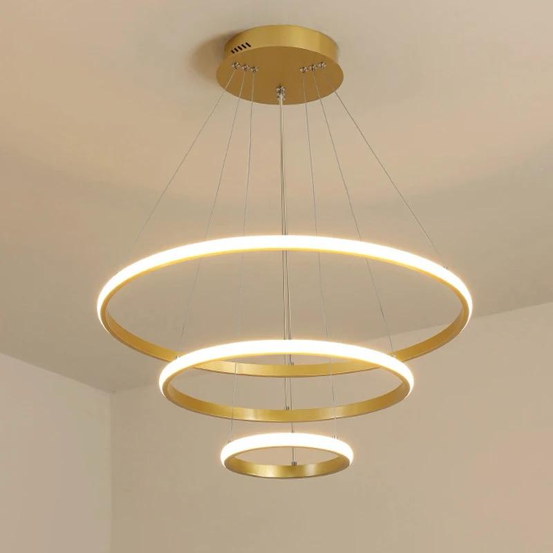 Suspension Jacky Dorée Élégante Métal 60 cm Luminaire Design Intérieur