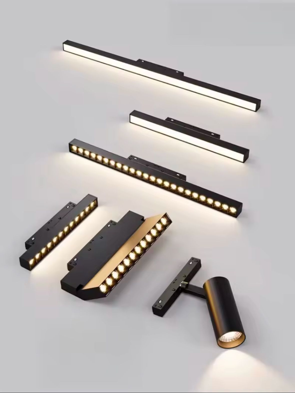 Réglette LED Magnétique Puissante 120 cm Éclairage Blanc Froid