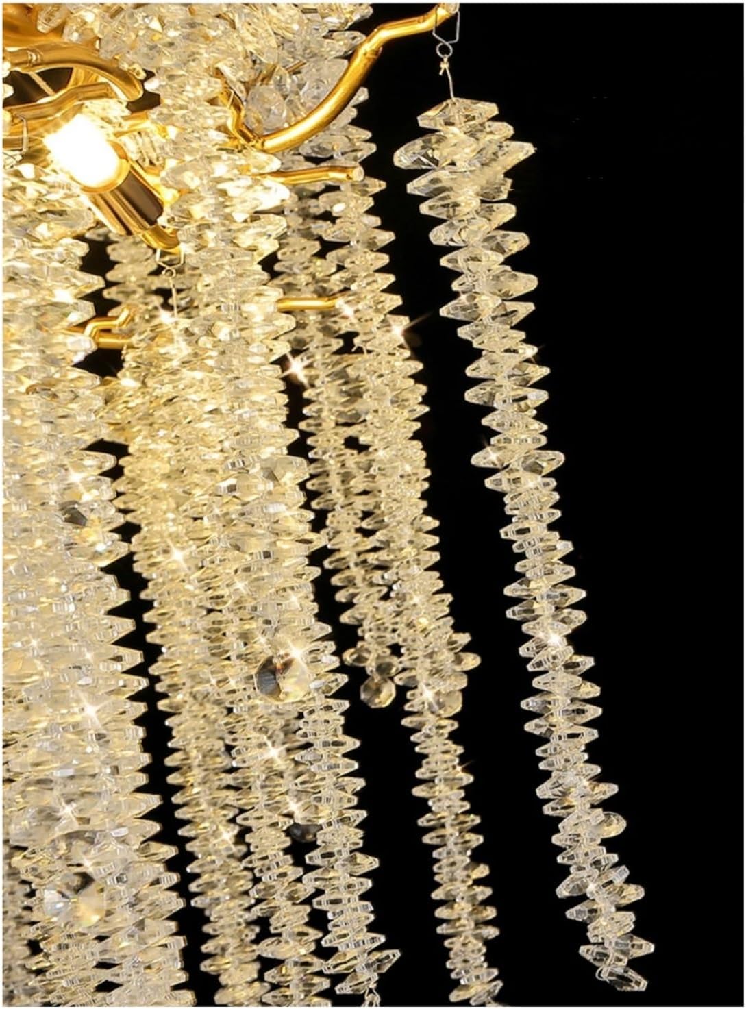 Lustre Cristal 80cm Élégant pour Salon Marocain Traditionnel Design Maroc