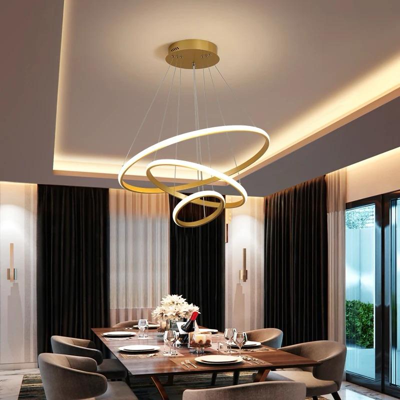 Suspension Jacky Dorée Élégante Métal 60 cm Luminaire Design Intérieur