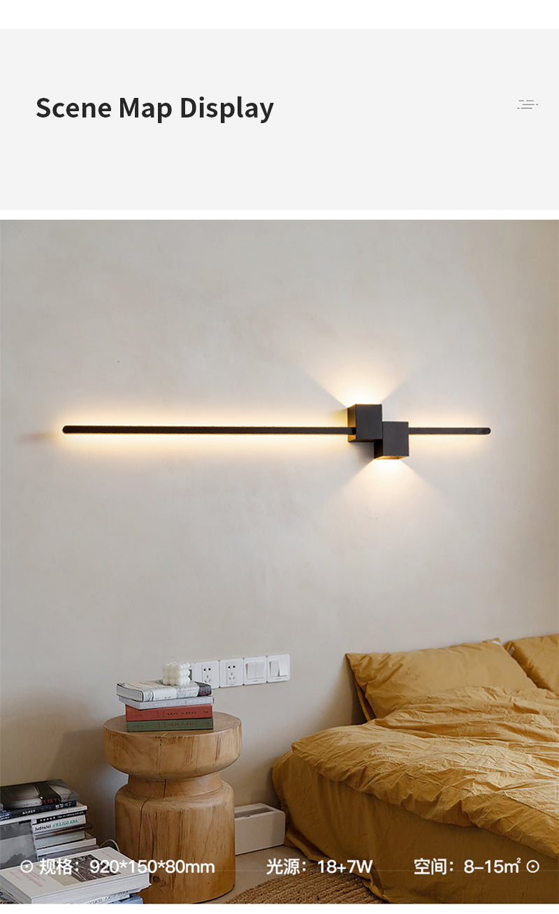 Applique Murale Moderne LED "Linéa" – Design Minimaliste et Élégant