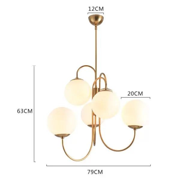 Suspension "Bulles Dorées" - Concept Darna