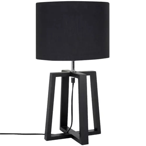 Lampe de Table Noire "Najma" au Design Contemporain