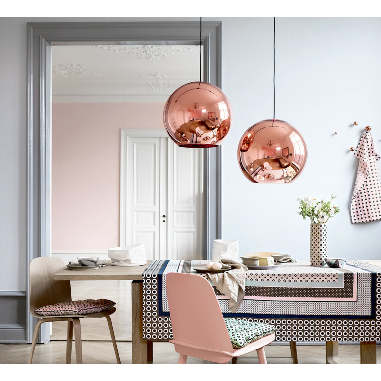 Suspension Luminaire en Cuivre Design Élégant Moderne et Raffiné