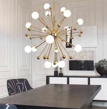 Suspension Berlin design moderne avec finition élégante dorée luxe