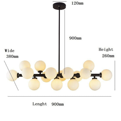 Suspension Kaiser Noir Luminaire Moderne Design Industriel Élégant