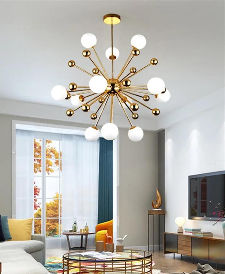 Suspension Berlin design moderne avec finition élégante dorée luxe