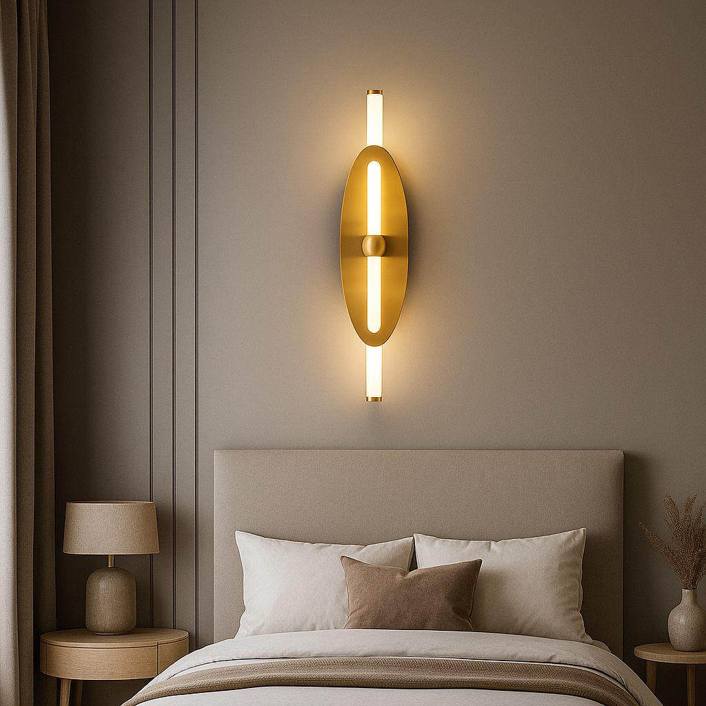 Applique murale Alicia élégante noir ou or pour éclairage intérieur raffiné