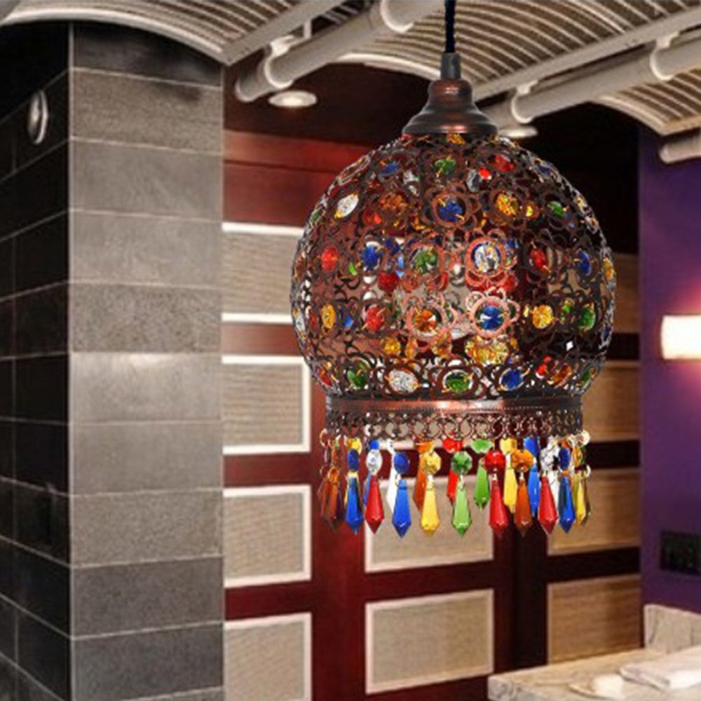 Suspension FEZ-A élégante 3 ampoules E14 design moderne 250 mm