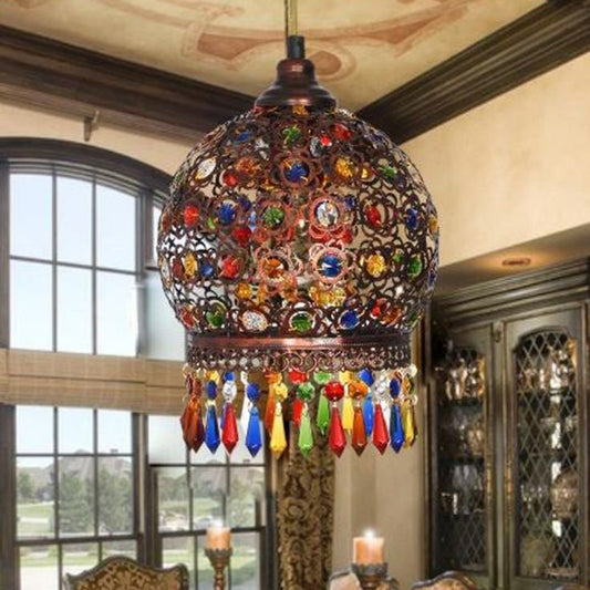 Suspension FEZ-A élégante 3 ampoules E14 design moderne 250 mm