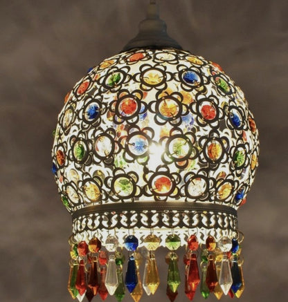 Suspension FEZ-A élégante 3 ampoules E14 design moderne 250 mm