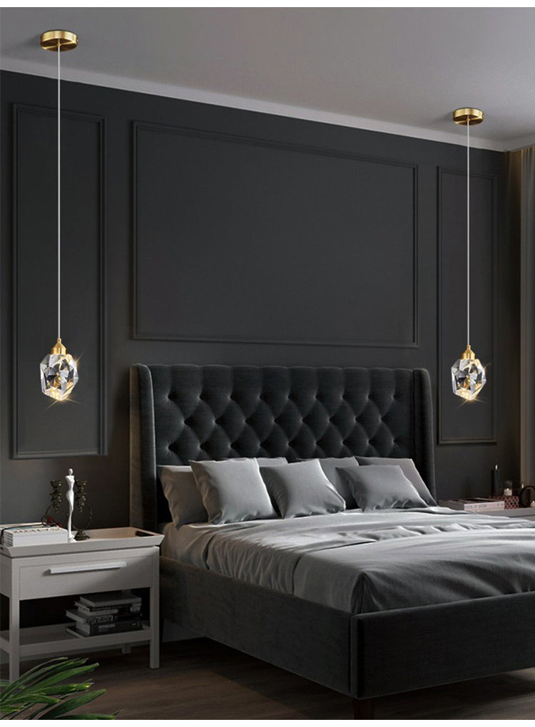 Suspension Cristal Élégante Pour Éclairage Intérieur Design Moderne