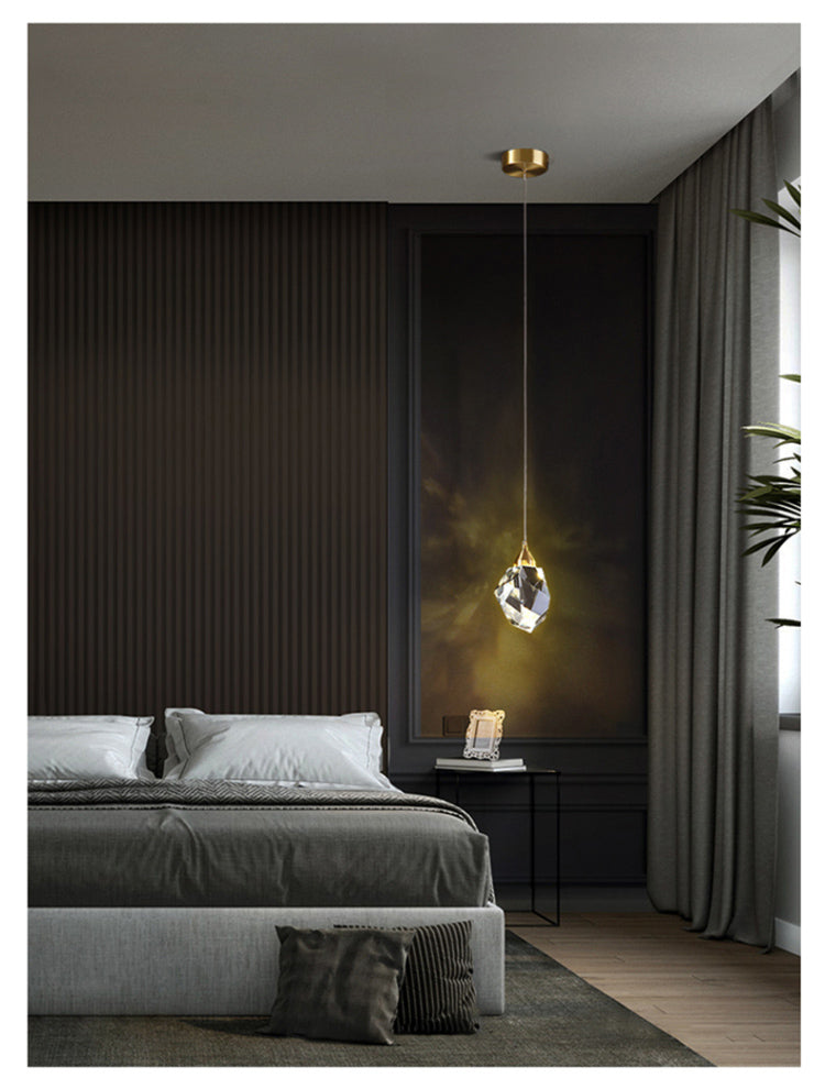 Suspension Cristal Élégante Pour Éclairage Intérieur Design Moderne