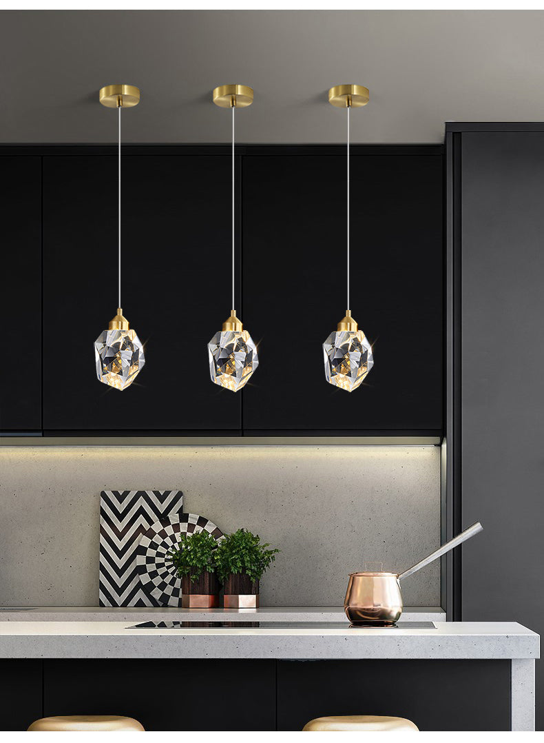 Suspension Cristal Élégante Pour Éclairage Intérieur Design Moderne