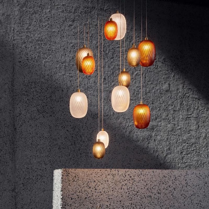 Suspension Targaryen en verre design moderne œuf de dragon