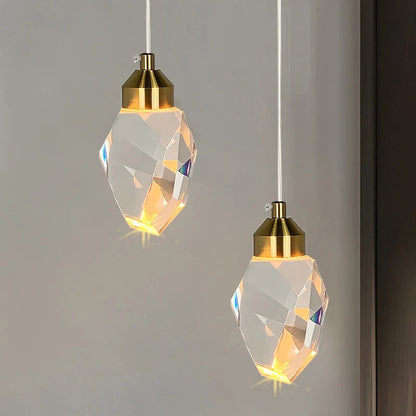 Suspension Cristal Élégante Pour Éclairage Intérieur Design Moderne