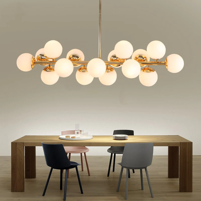Suspension Luminaire Moderne Style Loft Or Design Artistique Créatif LED