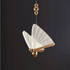 Suspension Papillon Dorée Design Élégant – Luminaire Salon Maroc