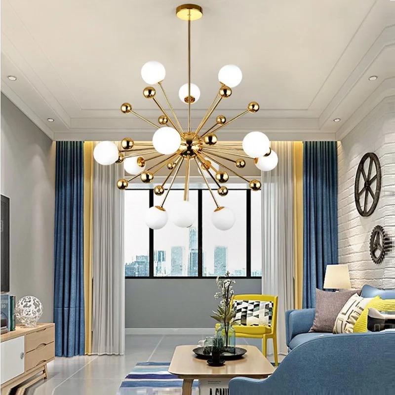Suspension Berlin design moderne avec finition élégante dorée luxe