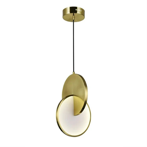 Suspension Freesia Effet Miroir Dorée Noire Design Moderne Élégant