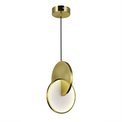 Suspension Freesia Effet Miroir Dorée Noire Design Moderne Élégant