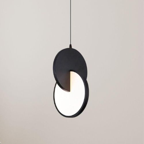 Suspension Freesia Effet Miroir Dorée Noire Design Moderne Élégant