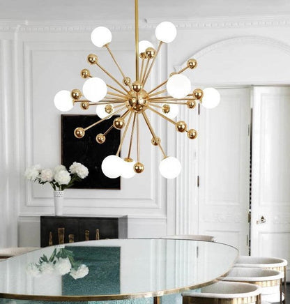 Suspension Berlin design moderne avec finition élégante dorée luxe