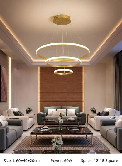 Suspension Jacky Dorée Élégante Métal 60 cm Luminaire Design Intérieur