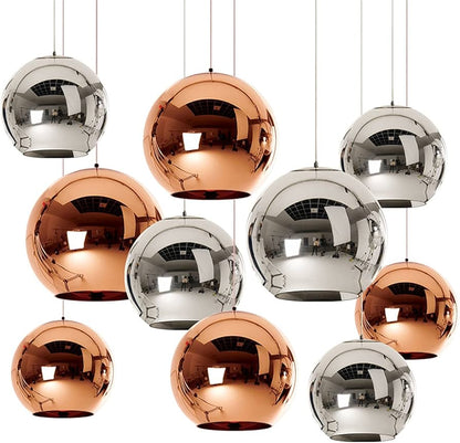 Suspension Luminaire en Cuivre Design Élégant Moderne et Raffiné