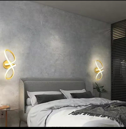 Applique Murale Infini Dorée Élégante Lumineuse Design Moderne Chic