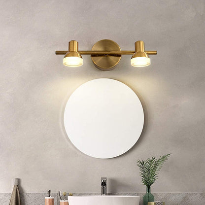 Applique murale STUDIO design doré à trois spots réglables modernes