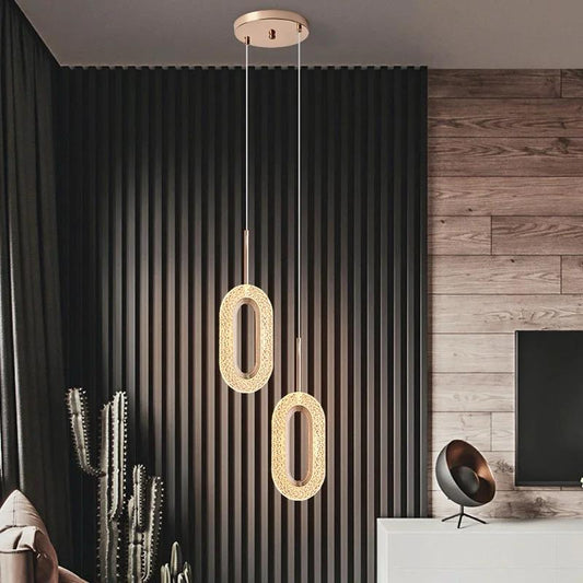 Suspension Flavia Double Élégante Luminaire Design Industriel Moderne