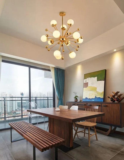 Suspension Berlin design moderne avec finition élégante dorée luxe