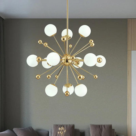 Suspension Berlin design moderne avec finition élégante dorée luxe