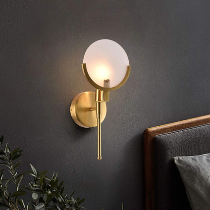 Applique murale en résine marbre blanc doré déco moderne élégante lumineuse