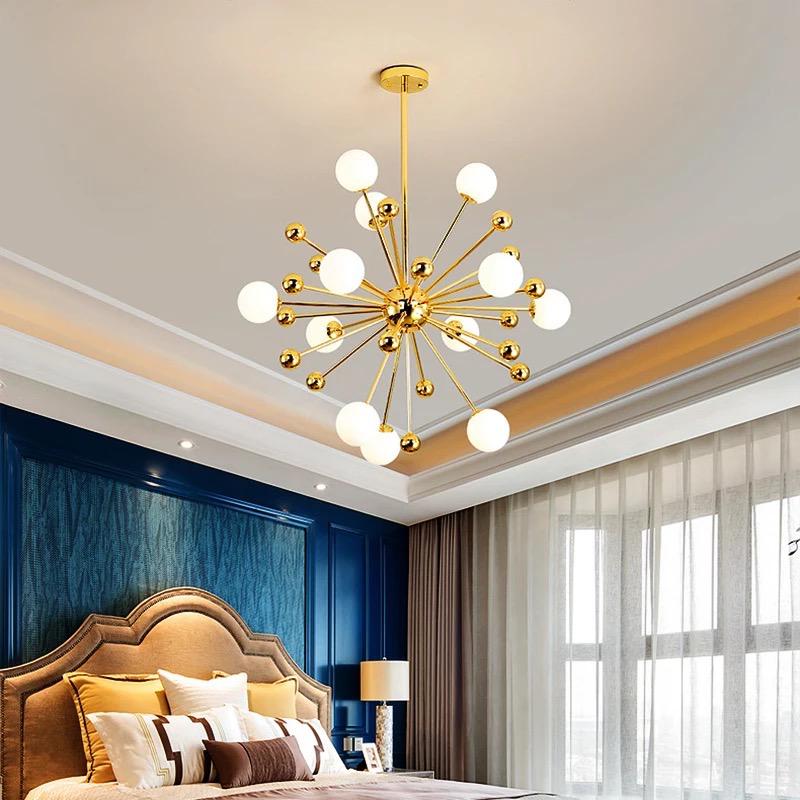 Suspension Berlin design moderne avec finition élégante dorée luxe