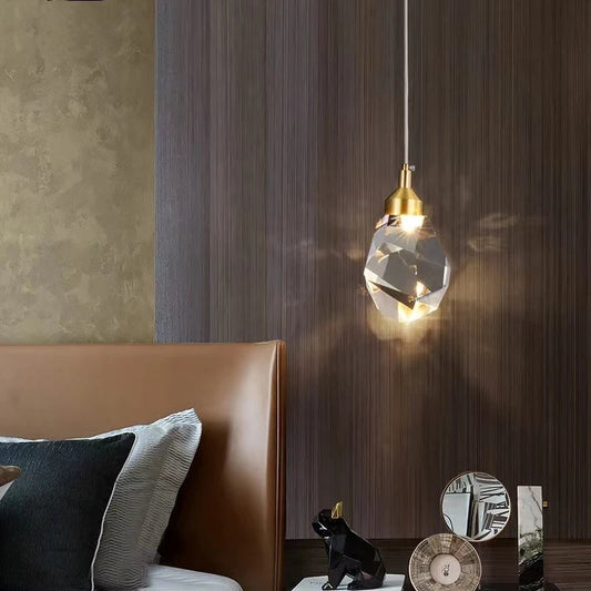 Suspension Cristal Élégante Pour Éclairage Intérieur Design Moderne