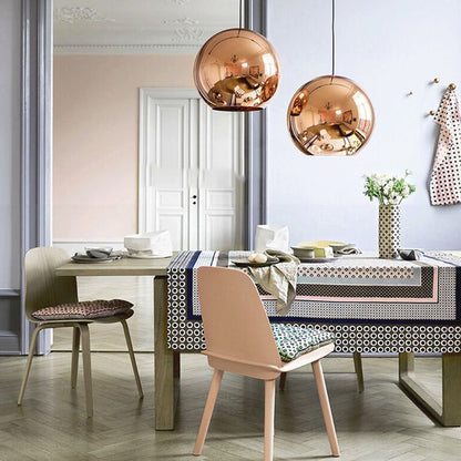 Suspension Luminaire en Cuivre Design Élégant Moderne et Raffiné