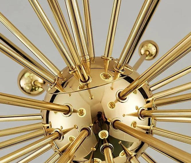 Suspension Berlin design moderne avec finition élégante dorée luxe