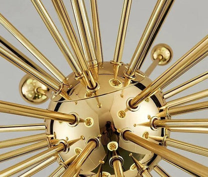 Suspension Berlin design moderne avec finition élégante dorée luxe