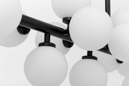 Suspension Kaiser Noir Luminaire Moderne Design Industriel Élégant