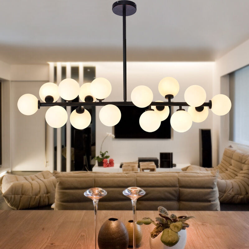 Suspension Kaiser Noir Luminaire Moderne Design Industriel Élégant