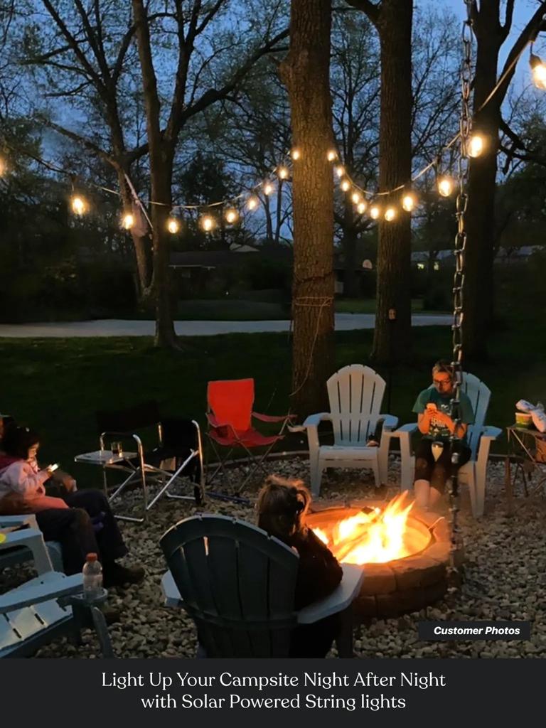 Guirlande Lumineuse Étanche 15 Douilles IP65 pour Terrasse Extérieure