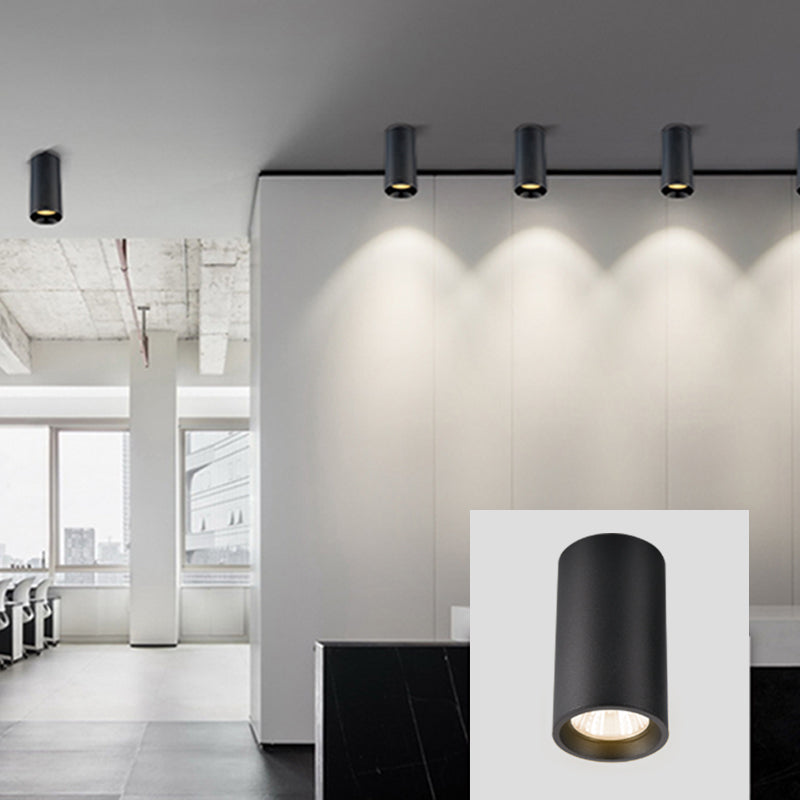 Plafonnier LED Cylindrique Bridgelux – Design Moderne &amp; Éclairage Puissant