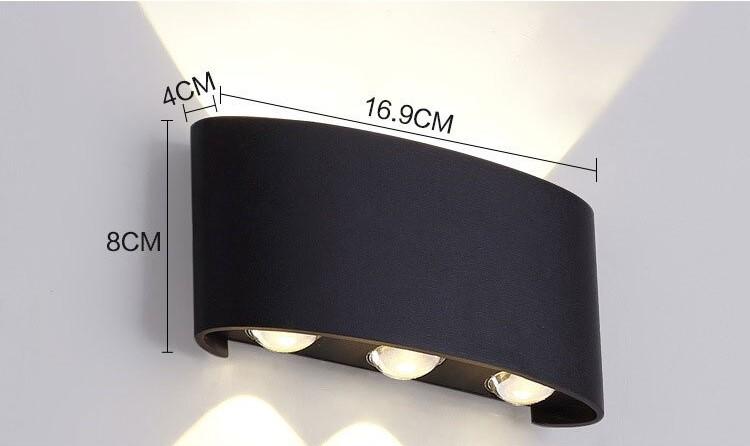 Applique Murale Luxor Design Moderne LED Intérieur et Extérieur