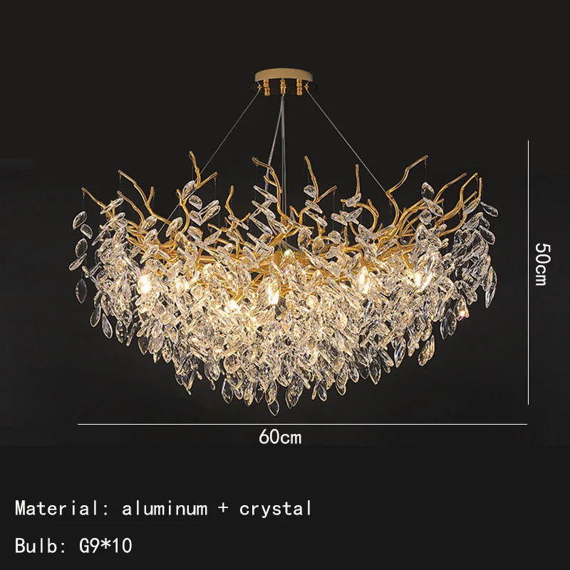 Lustre Opale Marocain Doré Verre Cristallin Élégant 80cm