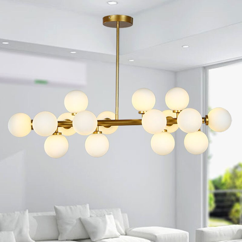 Suspension Luminaire Moderne Style Loft Or Design Artistique Créatif LED