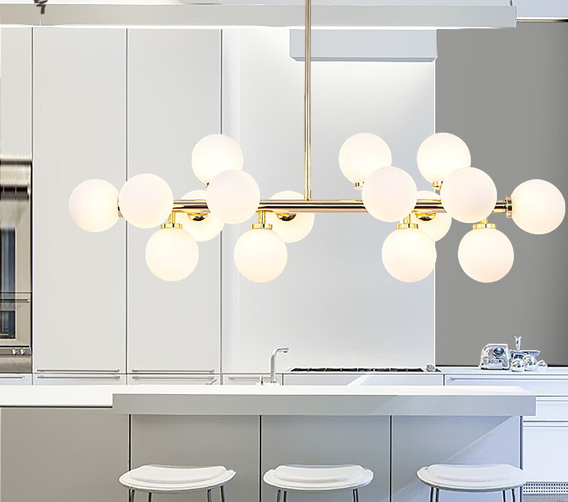 Suspension Luminaire Moderne Style Loft Or Design Artistique Créatif LED